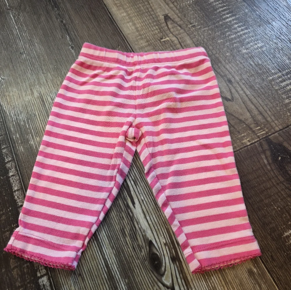 Carter's Pink and White Striped Kids Bottoms